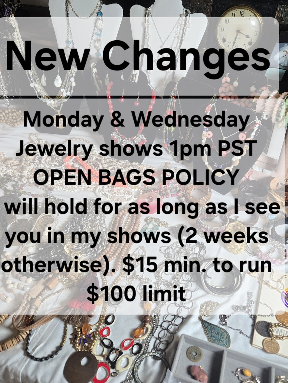 NEW POLICIES AND SCHEDULE CHANGE